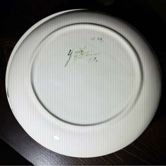 8 Gail Pittman Maypop 12” Service Plates Chargers XL Dinner Plates 1989